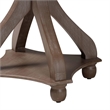 Baxton Studio Westlyn French Country Antique Brown Wood End Table