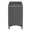 Baxton Studio Etienne Modern Slate Gray Velvet 6-Drawer Dresser