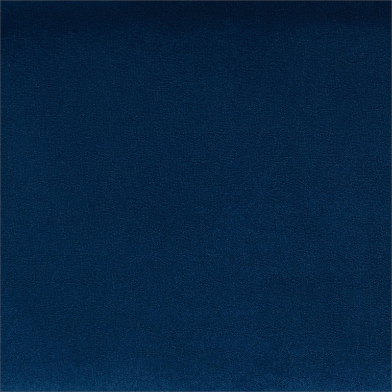 Baxton Studio Elora Modern Navy Blue Pleated Velvet Queen Size Storage Bed
