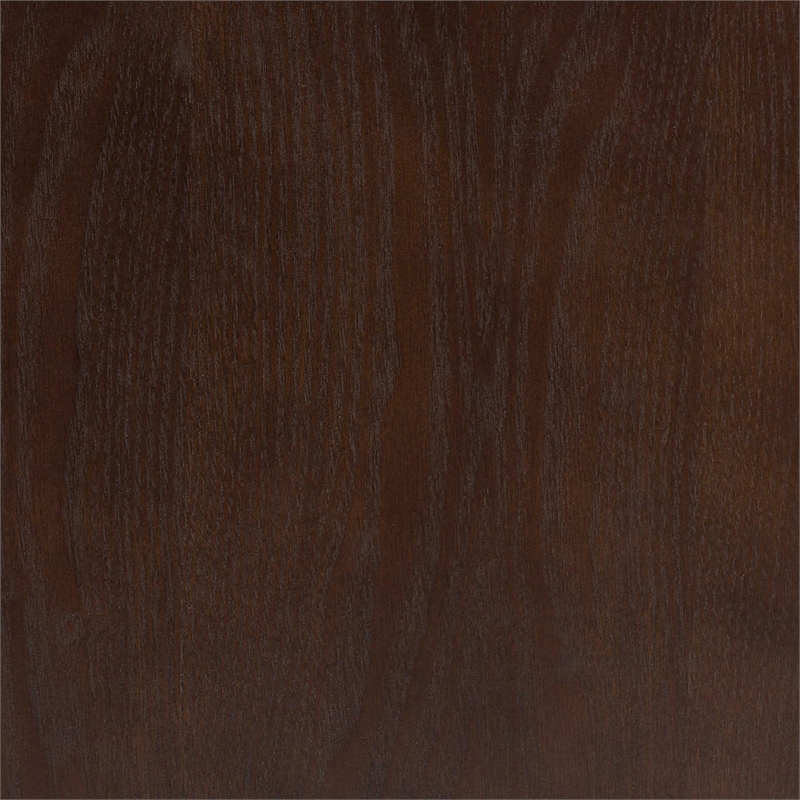 Baxton Studio Nikolai Beige Fabric and Wenge Brown Wood 2-Drawer Nightstand