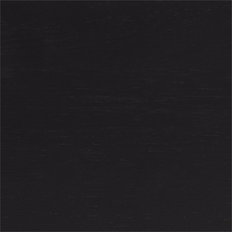 Baxton Studio Shirin Mid-Century Beige Fabric and Black Wood Queen Platform Bed