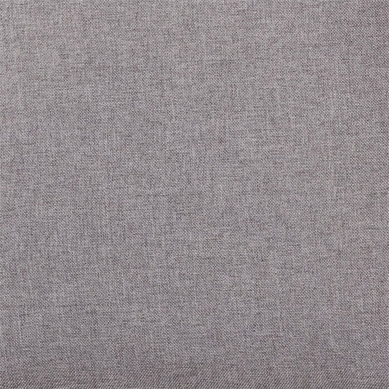 Baxton Studio Norah Gray Fabric and Dark Brown Finished Wood 5-Piece Dining Set