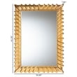 Baxton Studio Ygritte Antique Goldleaf Accent Wall Mirror