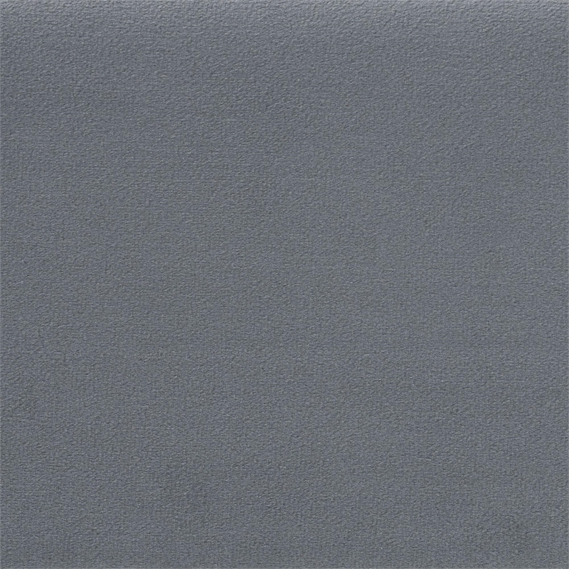 Baxton Studio Payne Modern Glam Gray Velvet and Dark Brown Wood Queen Bed