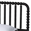Baxton Studio Lucera Mid-Century Black Twin Size Bobbin Bed