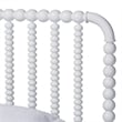 Baxton Studio Lucera Mid-Century White Twin Size Bobbin Bed