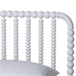Baxton Studio Lucera Mid-Century White Full Size Bobbin Bed