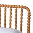 Baxton Studio Lucera Mid-Century Oak Brown Queen Size Bobbin Bed
