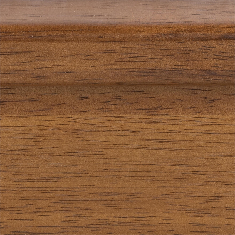 Baxton Studio Mariette Dark Gray Teddy Fabric and Walnut Brown Wood Queen Bed