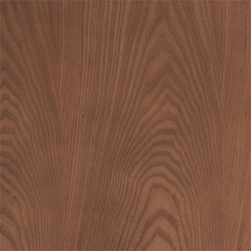 Baxton Studio Mandolin Mid-Century Ash Walnut Wood 2-Drawer Nightstand