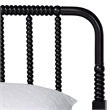 Baxton Studio Braith Farmhouse Black Spindle Wood Queen Size Platform Bed