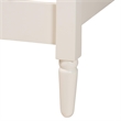 Baxton Studio Braith Farmhouse Ivory Spindle Wood King Size Platform Bed
