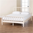 Baxton Studio Braith Farmhouse Ivory Spindle Wood King Size Platform Bed