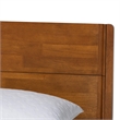 Baxton Studio Aldith Japandi Walnut Brown Toolless Assembly Queen Platform Bed