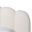 Baxton Studio Grenier Modern Cream Boucle Fabric Queen Size Floating Bed