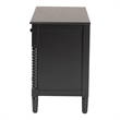 Baxton Studio Braith Farmhouse Black Spindle Wood 7-Drawer Dresser