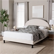Baxton Studio Pelagia Boucle Upholstered Queen Size Platform Bed