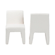 Baxton Studio Helios Boucle Dining Chair Set of 2