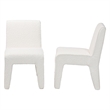 Baxton Studio Helios Boucle Dining Chair Set of 2