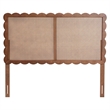 Baxton Studio Orianthe Headboard Boho Chic Bed Backrest Queen Size