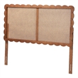 Baxton Studio Orianthe Headboard Boho Chic Bed Backrest Queen Size
