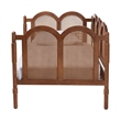 Baxton Studio Carmiya Scalloped Daybed - Twin Size Wooden Frame
