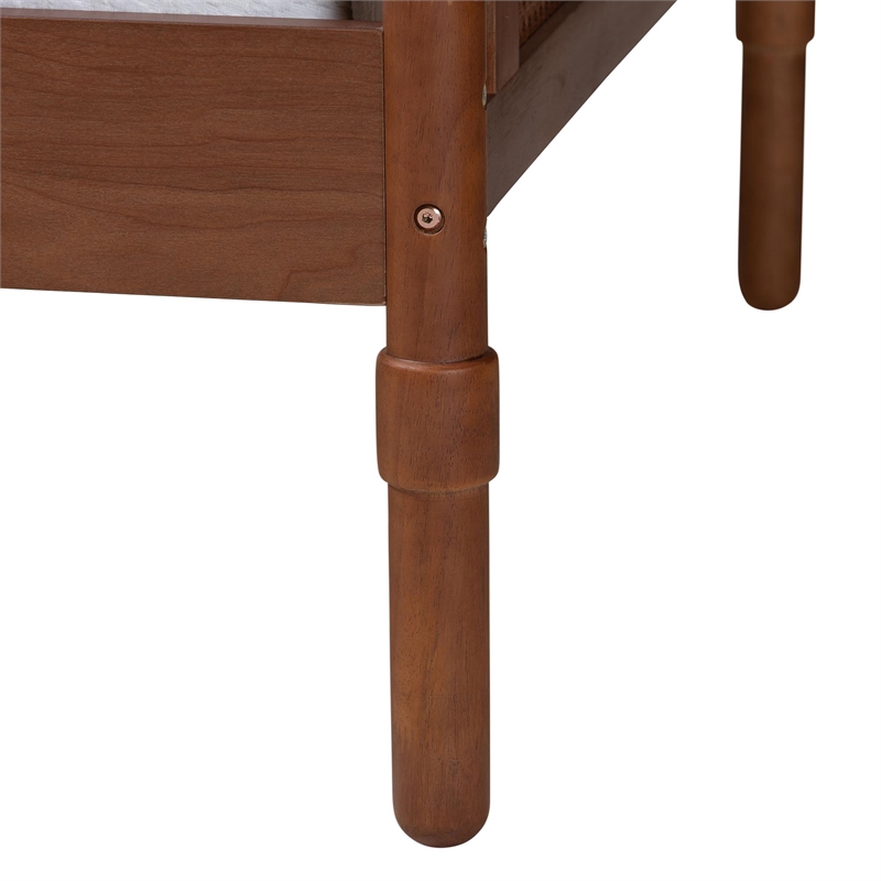 Baxton Studio Carmiya Scalloped Daybed - Twin Size Wooden Frame