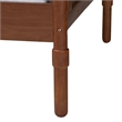 Baxton Studio Carmiya Scalloped Daybed - Twin Size Wooden Frame