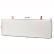 Baxton Studio Belden Boucle Upholstered Wall-Mounted Headboard - Cream - Queen