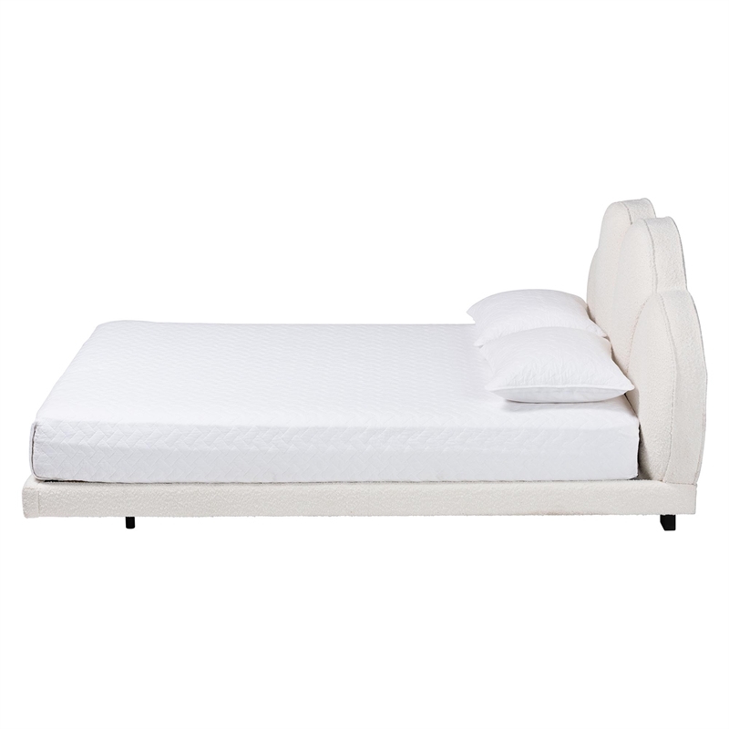 Baxton Studio Barrera Floating King Platform Bed