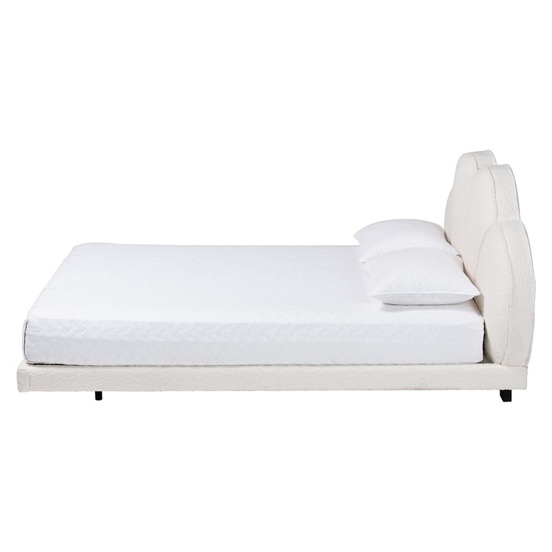 Baxton Studio Barrera Floating Queen Platform Bed