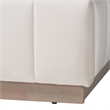 Baxton Studio Granger Velvet Upholstered Queen Platform Bed