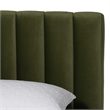 Baxton Studio Granger Velvet Upholstered Queen Platform Bed