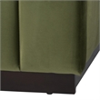 Baxton Studio Granger Velvet Upholstered Queen Platform Bed