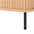 Baxton Studio Lucia Fluted Wood Sideboard - Mid-Century Modern Buffet Cabinet