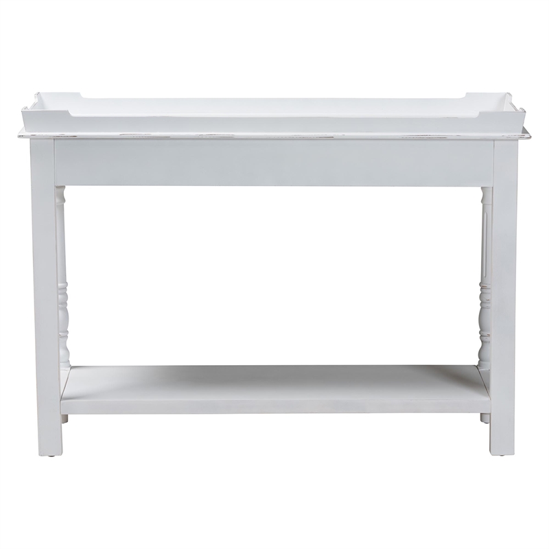 Baxton Studio Rafferty Console Table - Vintage-Inspired White Accent Table
