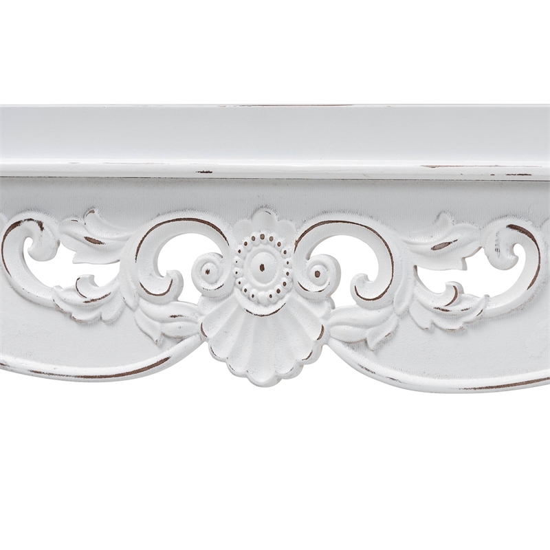 Baxton Studio Rafferty Console Table - Vintage-Inspired White Accent Table
