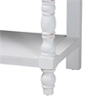 Baxton Studio Rafferty Console Table - Vintage-Inspired White Accent Table