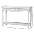 Baxton Studio Rafferty Console Table - Vintage-Inspired White Accent Table