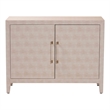 Baxton Studio Nira Faux Shagreen Storage Cabinet - 2-Door Accent Sideboard