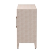 Baxton Studio Nira Faux Shagreen Storage Cabinet - 2-Door Accent Sideboard