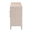 Baxton Studio Nira Faux Shagreen Sideboard  - 3-Door Buffet Storage Cabinet