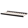 Baxton Studio Lucera Trundle Underbed Low Profile Rolling Base Twin Black