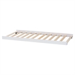Baxton Studio Lucera Trundle Underbed Low Profile Rolling Base Twin White