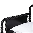 Baxton Studio Lucera Bobbin Daybed Wooden Spindle Bed Frame Twin Black