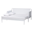 Baxton Studio Lucera Bobbin Twin To King Expandable Daybed White