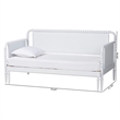 Baxton Studio Lucera Bobbin Twin To King Expandable Daybed White
