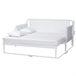 Baxton Studio Lucera Bobbin Twin To King Expandable Daybed White