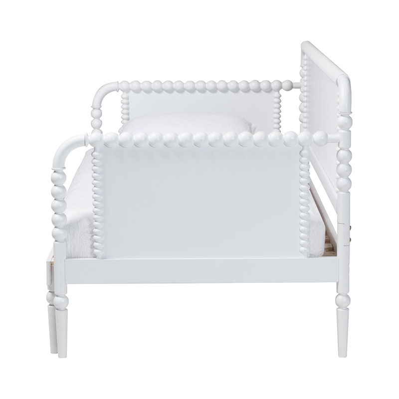 Baxton Studio Lucera Bobbin Twin To King Expandable Daybed White