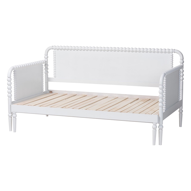 Baxton Studio Lucera Bobbin Twin To King Expandable Daybed White